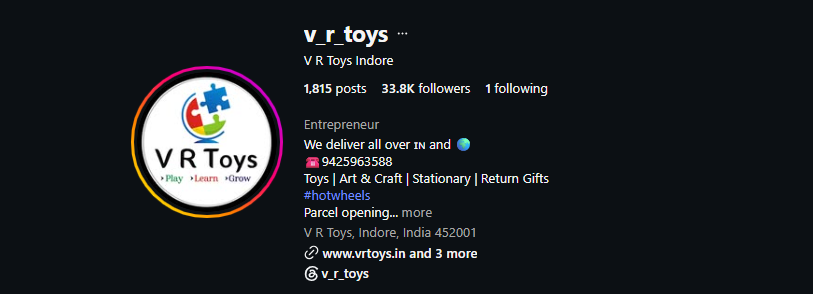 VR toys social presence